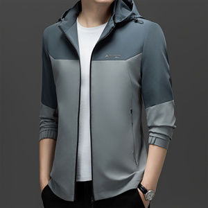 Chaqueta Casual de Moda para Hombre, para Primavera, Otoño e Invierno, de Alta Calidad, con Capucha Desmontable, Delgada y Transpirable - Product Image 5