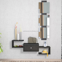 Table miroir de style européen avec miroir, mobilier de salon, Table de couloir avec miroir mural, pour maison d'hôtel, nouveau Design