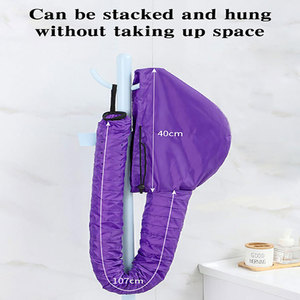 Máy Sấy Tóc Mềm Bonnet Hood Đính Kèm Với Headband-Được Sử Dụng Để Điều Hòa Sâu Và Sấy Tóc - Product Image 4