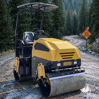 Compacteur à rouleaux Luxin, machines de terrassement, industrie lourde, rouleau vibratoire à double tambour LX025JS