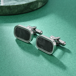 Tùy chỉnh mới sợi carbon Khuy măng sét thiết kế riêng Logo thép không gỉ Khuy măng sét sang trọng Khuy măng sét cho nam giới - Product Image 6