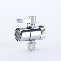Adaptateur de robinet manuel en alliage de 3/8 pouces pour filtre à eau, accessoires de déviation, vente en gros à prix réduit avec garantie d'un an pour la filtration de l'eau