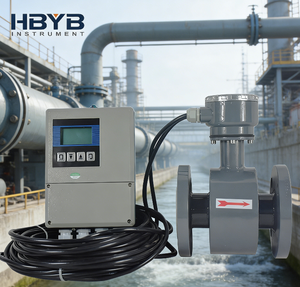 مقياس تدفق كهرومغناطيسي رقمي ذكي للمياه والأحماض والصبغات بجهد 24 فولت تيار مستمر من كايفنغ الصناعية، <span class=keywords><strong>4</strong></span> بوصات للمياه الجوفية - Product Image 5