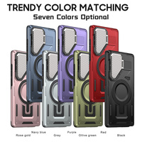 Vente en gros de coques de protection pour Galaxy S22 S23 Plus, double couche TPU et PC, protection de luxe antichoc pour Samsung S24 S25 ultra