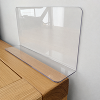 Barrière de protection transparente en PC pour bord de table, empêchant les objets de tomber, protection de bureau en plastique contre les interstices, conception sur mesure