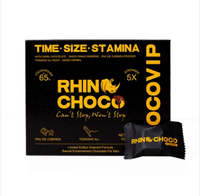 Chocolat Royal Rhino aux saveurs de chocolat noir, vente chaude aux États-Unis, VIP