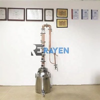 Alambic de distillation domestique en cuivre 50L 100L 200L pour whisky, vin, gin, vodka, brandy, et distillations artisanales
