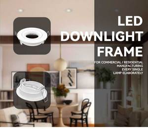 Angle Adjustable Recessed <b>Downlight</b> Frame LED GU10 MR16 Aluminum Housing 75mm Cut Out IP20 <b>Downlight</b> Housing - Product Image 6