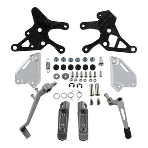 Soporte de pedales de clavija delantera negra para Kawasaki Z900 <span class=keywords><strong>Z</strong></span> 900 <span class=keywords><strong>ABS</strong></span> 2017 2023- - Product Image 3