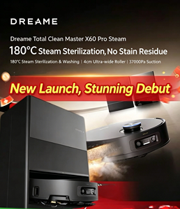 Robot de Limpieza de Pisos Inteligente a Vapor Dreame X60 Pro Premium, Reconocimiento de Múltiples Objetos, Estación de Carga Ultrafina Integrada, HEPA para el Hogar - Product Image 1