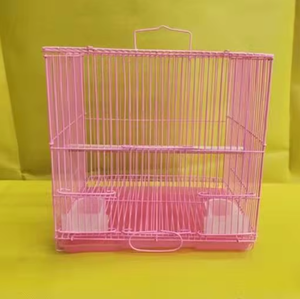 Lồng chim sắt gấp gọn không gian rộng, có khay đựng nước, khay nhựa, khay sắt, dành cho chim nhỏ, vẹt nhỏ, chim nuôi sinh sản - Product Image 5