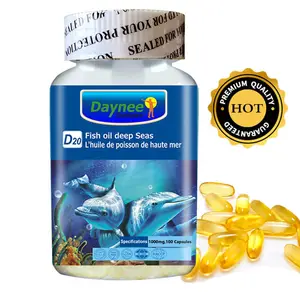 Omega 3 Deep Sea Softgel Capsule High Quality OEM fish oil high seas Omega Fish Oil In Bulk 1000Mg Softgel Capsule