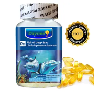 كبسولة سوفتجيل Omega 3 عالية الجودة من شركة تصنيع المعدات الأصلية زيت السمك في أعالي البحار زيت السمك أوميجا بكميات كبيرة