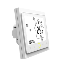 Termostato Inteligente WiFi Zigbee Tuya para Calefacción por Suelo Radiante, Programable, Control de Temperatura Constante, Control Remoto por Aplicación