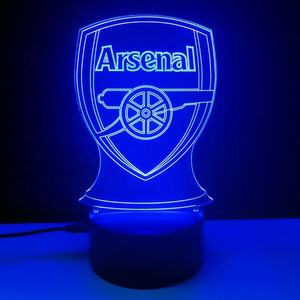 Shingel 3D luce notturna calcio calcio 3D <span class=keywords><strong>Pikachu</strong></span> logo Dragon Ball carta da parati modello lampada cambiamento <span class=keywords><strong>di</strong></span> colore luce notturna a LED - Product Image 4