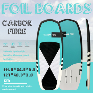 Tabla de Surf de Fibra de Carbono JFS FB02, Color Verde, Hydrofoil Wingfoil, con Capacidad de Carga de 150 kg, para Principiantes en Deportes Acuáticos y Surf - Product Image 3