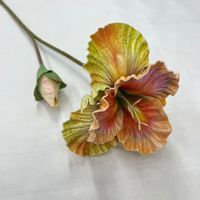 Vente en gros de fleurs artificielles de haute qualité en soie Real Touch Simulation d'iris Fausse fleur pour décoration de table et de mariage