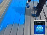 Peinture en acier de couleur à base d'eau, peinture en aérosol pour toit en métal résistant aux hautes températures, imperméable à l'eau