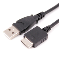 Câble de transfert de données USB2.0, cordon de chargeur pour SONY Walkman MP3 MP4Player NWZ-S764BLK NWZ-E463RED WMC-NW20MU