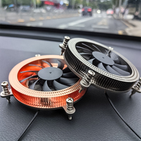 Disipador de Calor Ultrafino de 80 mm con Ventilador PWM para CPU, Radiador de Refrigeración para Procesador HTPC LGA 1200 115X 1700, Enfriador de CPU para PC Todo en Uno