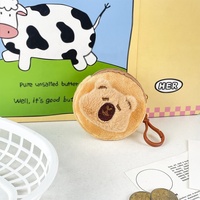 Nouveau sac de rangement créatif en peluche Capybara pour écouteurs mini porte-monnaie sac à dos avec breloque