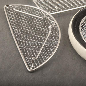 Acier inoxydable 304 Barbecue Grill Demi-Rond Tempura Friteuse Rack Porc Escalope Graisse Séparation Japonais Poêle Grille <span class=keywords><strong>Vaisselle</strong></span> - Product Image 5