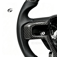 Volant sport personnalisé de haute qualité en fibre de carbone et cuir pour Ford Raptor F150 F250 F350