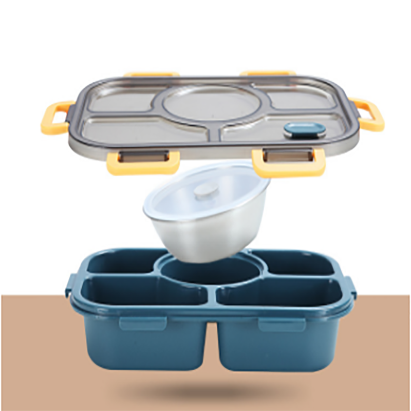 От боли в спине 5 отсек Ланч-бокс бэнто для вынуть от упаковки пищевых продуктов для хранения Ланч-бокс набор