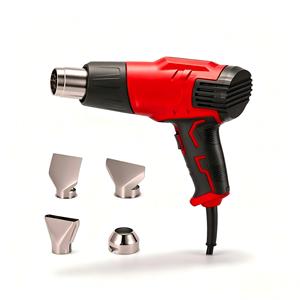 <span class=keywords><strong>Pistolet</strong></span> thermique électrique 1800W, <span class=keywords><strong>pistolet</strong></span> à air chaud, 3 réglages de température, 3 vitesses de flux d'air, kit de buses, décapage de <span class=keywords><strong>peinture</strong></span>, film rétractable - Product Image 1