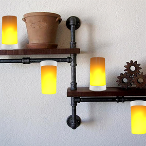 Mise à niveau des ampoules à flamme LED contrôlées <span class=keywords><strong>par</strong></span> l'application téléphonique Lampe décorative d'émulation <span class=keywords><strong>de</strong></span> plusieurs couleurs pour Halloween Vintage Noël - Product Image 2