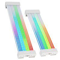 Kabel Ekstensi Asiahorse untuk Casing Komputer, Grafis Card, dan Motherboard, Lampu ARGB 8pin, Kabel RGB 24pin, 18/16AWG