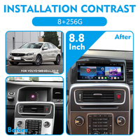 Navihua Nouveau design pour Volvo S60 2011-2019 Qualcomm Android Car Radio GPS Navigation Car Player Multimedia Stereo Audio Map