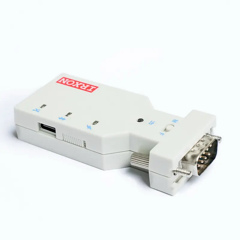 Irxon BT578 V3 Universal RS232 Série BLE Adaptador Tipo-C Carregador Tecnologia ABS Sem Fio Tecnologia Macho e Fêmea 30 Metros