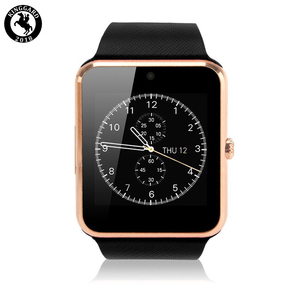 Reloj Inteligente Kinggard <span class=keywords><strong>GT08</strong></span> con Pantalla Táctil, Batería de Gran Capacidad, Doble SIM, Cámara 3G, Correa de Cuero, GPS, Rastreador de Actividad Física para IOS/Android - Product Image 1