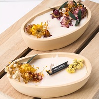 Moule en silicone pour pot de bougie en forme de bateau ovale, bricolage, ciment, plâtre, résine, artisanat, pot de rangement, moule pour pot de plante succulente, décoration de la maison