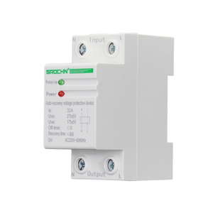 32A Single phase tự động thiết lập lại AC 230V Protector PC chất liệu với <span class=keywords><strong>Overvoltage</strong></span> và bảo vệ thấp - Product Image 2