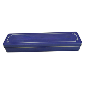 Customised Rectangle Toothbrush Tin Metal Packaging Box