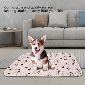 Almohadillas de orina para mascotas de entrenamiento de perros reutilizables de alta calidad, alfombrilla lavable impermeable para viajes, allanamiento de morada y entrenamiento - Product Image 2
