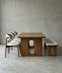 Luxury Durable Solid Teak <b>Square</b> Scandinavian Modern Dining <b>Table</b> Set for Resort Villa Hotel and Contemporary Home Furniture - Product Image 3