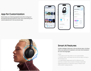 Auriculares Anker Soundcore Space 2 con Cancelación Activa de Ruido, Controlador Dinámico, Audio de Alta Resolución LDAC, Baja Latencia, Batería de 50H, Bluetooth - Product Image 5