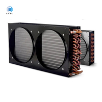 Refroidisseur de condenseur de compresseur 1.5hp 2hp 3hp 5hp 6.5hp 7.5hp 10hp 15hp 20hp 25hp 30hp 40hp 50hp Condenseur à ailettes