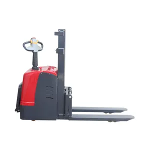 Wholesale 1.5 Ton Mini Cheap Self Loading Electric Pallet Lift Stacker Full Electric Forklift Stacker