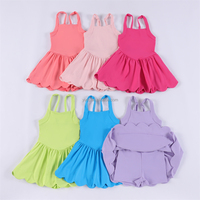 En gros Jupes de tennis pour bébés avec short intégré, Jupes de sport, Robes de yoga pour tout-petits et Robes de yoga pour bébés filles