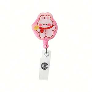 <span class=keywords><strong>Tarjeta</strong></span> de Identificación Médica de Plástico Personalizada de Lujo con Carrete Retráctil Redondo para el Regreso a Clases y Año Nuevo - Product Image 3