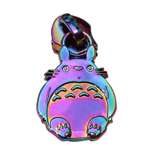 Breloques créatives personnalisées pour sacs, étiquettes de fermeture éclair métalliques avec logo creux, accessoire de chaussure en alliage de zinc sans nickel, curseur non verrouillable - Product Image 1