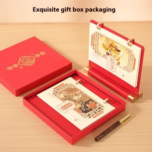 <span class=keywords><strong>2025</strong></span> Rắn Năm Ngang Bàn Bằng Gỗ Lịch Với Đồng Hồ Bảng Sử Dụng Trang Trí Cho Quảng Cáo Logo Trung Quốc Năm Mới Thiết Kế - Product Image 2