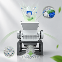 Broyeur industriel de plastique PET, HDPE, PVC, ABS, machine à broyer les déchets, matériaux de recyclage post-usage, 500-2000 kg pour usine