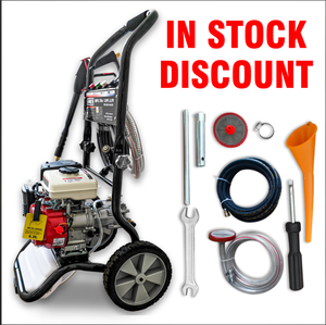 Hidrolavadora de <span class=keywords><strong>Gasolina</strong></span> <span class=keywords><strong>Profesional</strong></span> OHV Superligera y Portátil de 2000 psi/138 bar para <span class=keywords><strong>Gasolina</strong></span> y Diésel, para Uso Doméstico y Estaciones de Lavado - Product Image 5