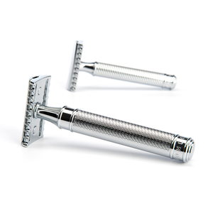 Maquinilla de Afeitar Recta para Hombre, de Doble Hoja, de Acero Inoxidable, para Barbería, Hotel, Uso en Exteriores - Product Image 2