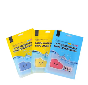 Couvre-chaussures en latex, couvre-chaussures de pluie pour voyages en plein air, imperméables et résistants à l'eau, portables - Product Image 2